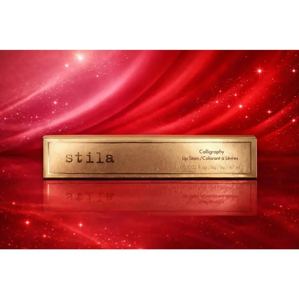 stila - Calligraphy Lip Stain - Shade: Hedy - 0.022 fl oz/ 0.67 mL